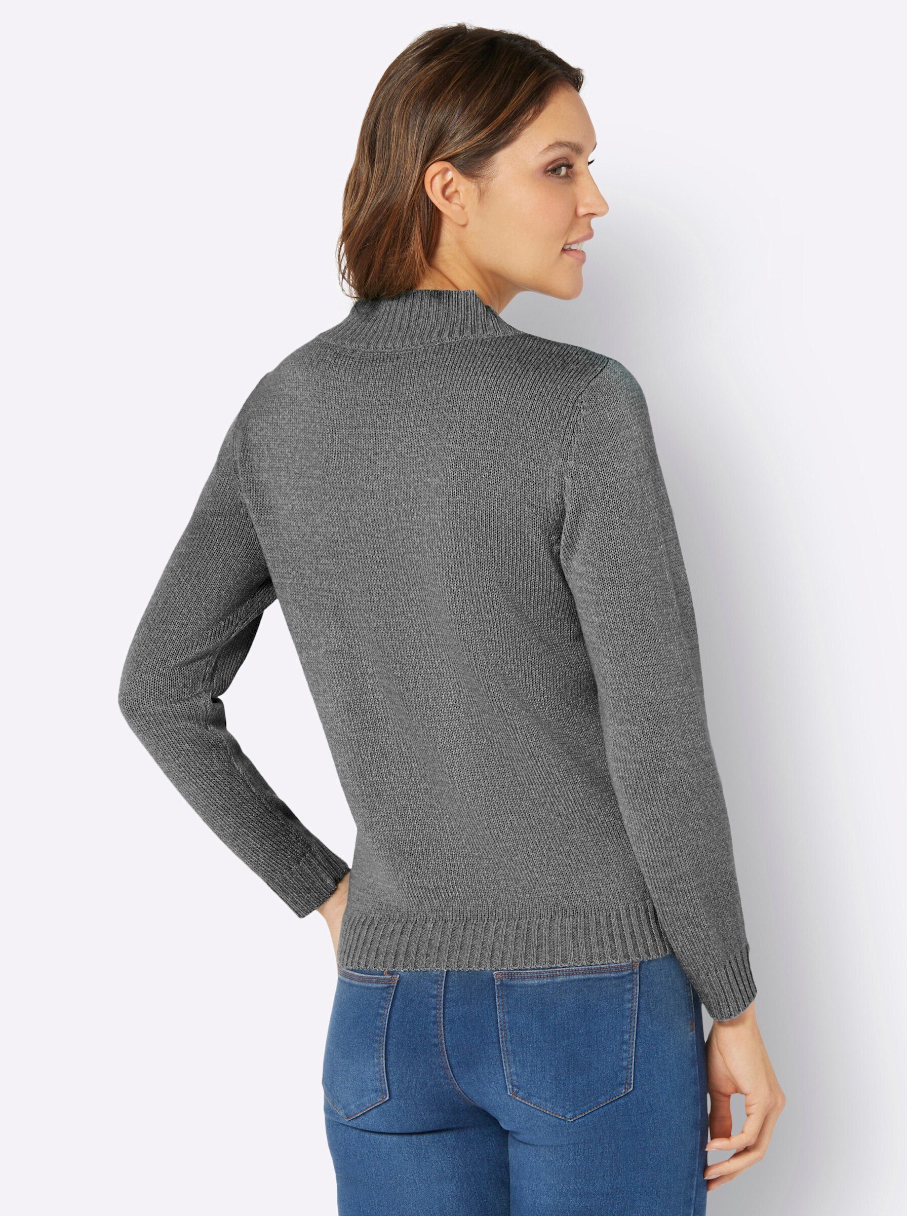 Sieh an! Strickpullover Langarm-Pullover . günstig online kaufen