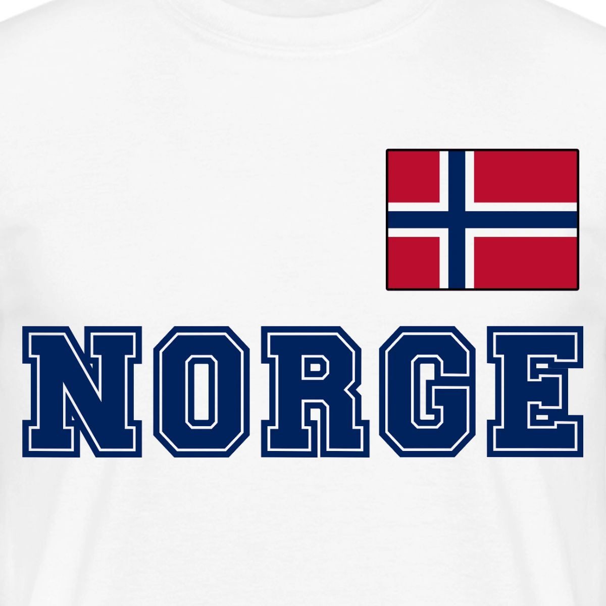 Spreadshirt T-Shirt Norwegen Trikot, Norwegen Fußball Flagge Männer T-Shirt (1-tlg)