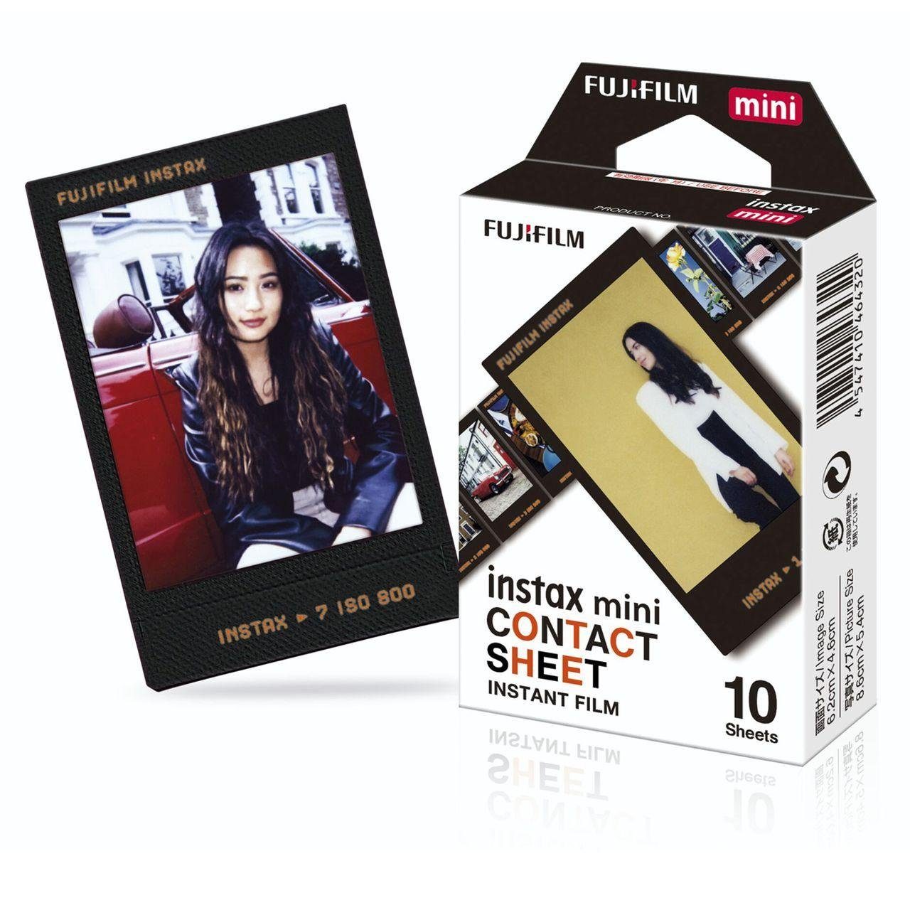 FUJIFILM Sofortbildfilm Fujifilm Instax Mini Film Contact Sheet Color