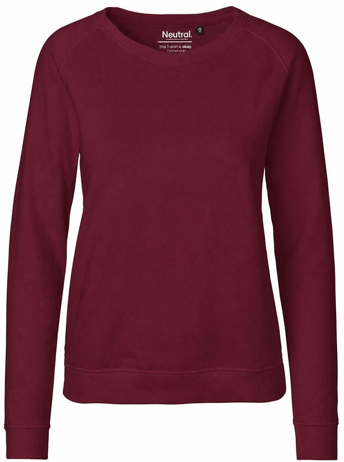 Neutral Sweatshirt Damen Sweatshirt / 100% Fairtrade Baumwolle
