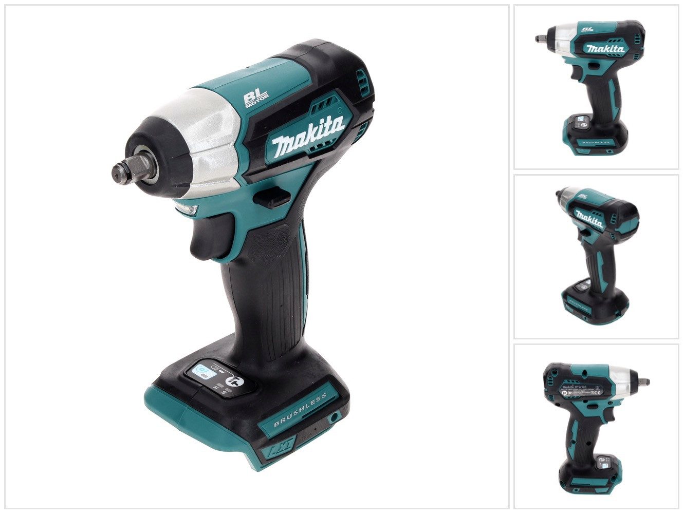 Makita Akku-Schlagschrauber DTW 180 Z Akku Schlagschrauber 18 V 180 Nm 3/8" Brushless Solo - ohne
