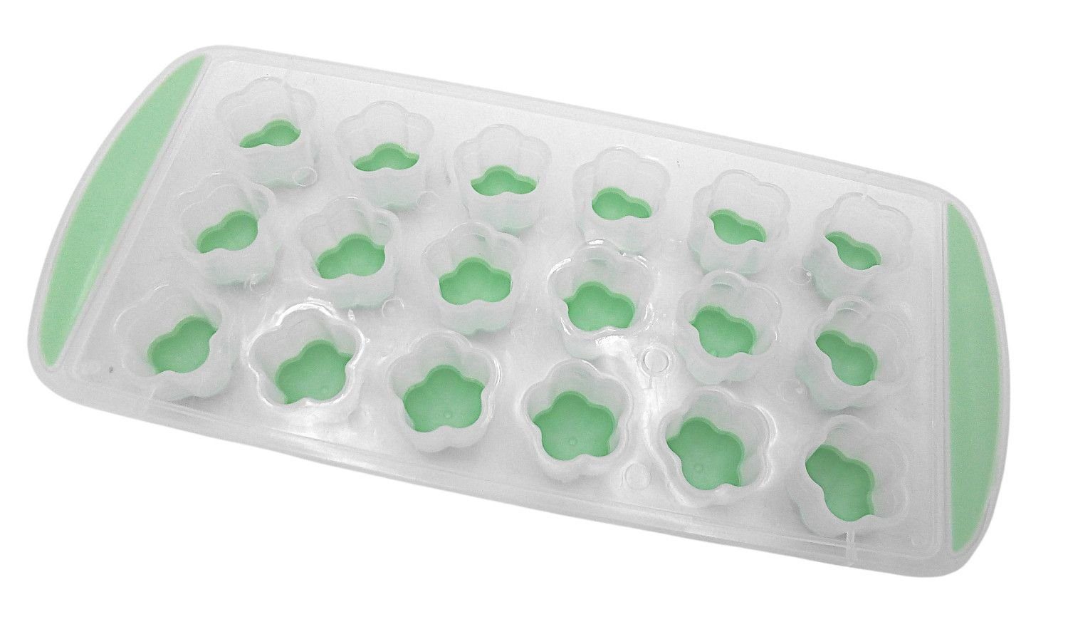 BURI Eiswürfelform Eiswürfelform Eiswürfelbehälter Eiswürfelbereiter Eiswürfelbox Silikon grün