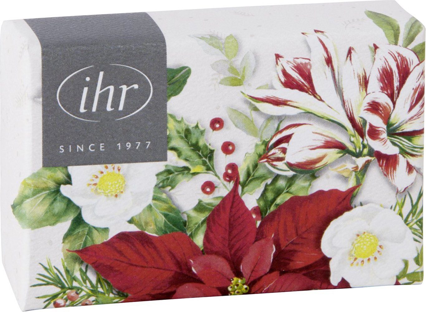 Ihr Ideal Home Range GmbH Handseife Christmas Florals Schafsmilchseife Florex Christrose 150gr. Seife, 1-tlg.