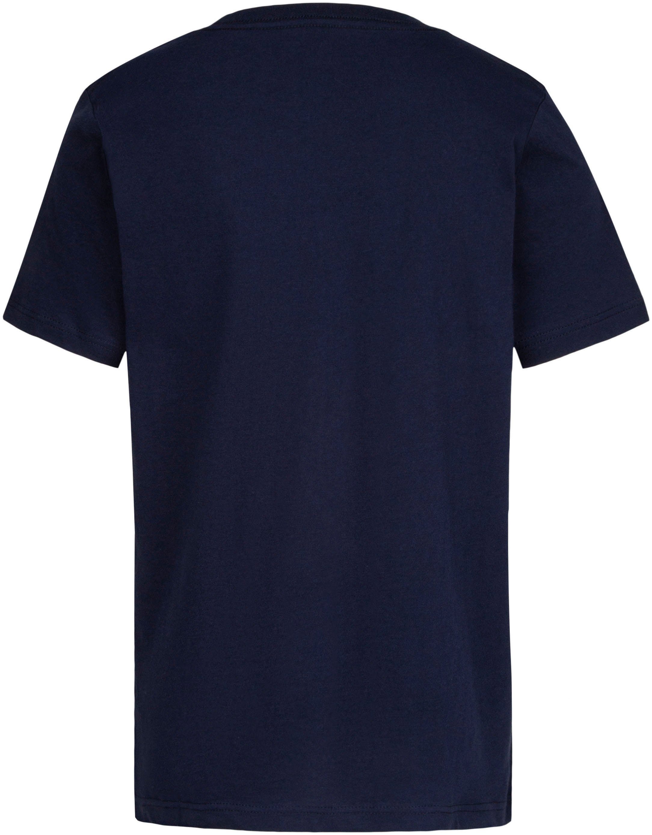 Converse Kurzarmshirt für Kinder Kurzarm, sportlicher Stil, mit Logodruck, elastisches Material