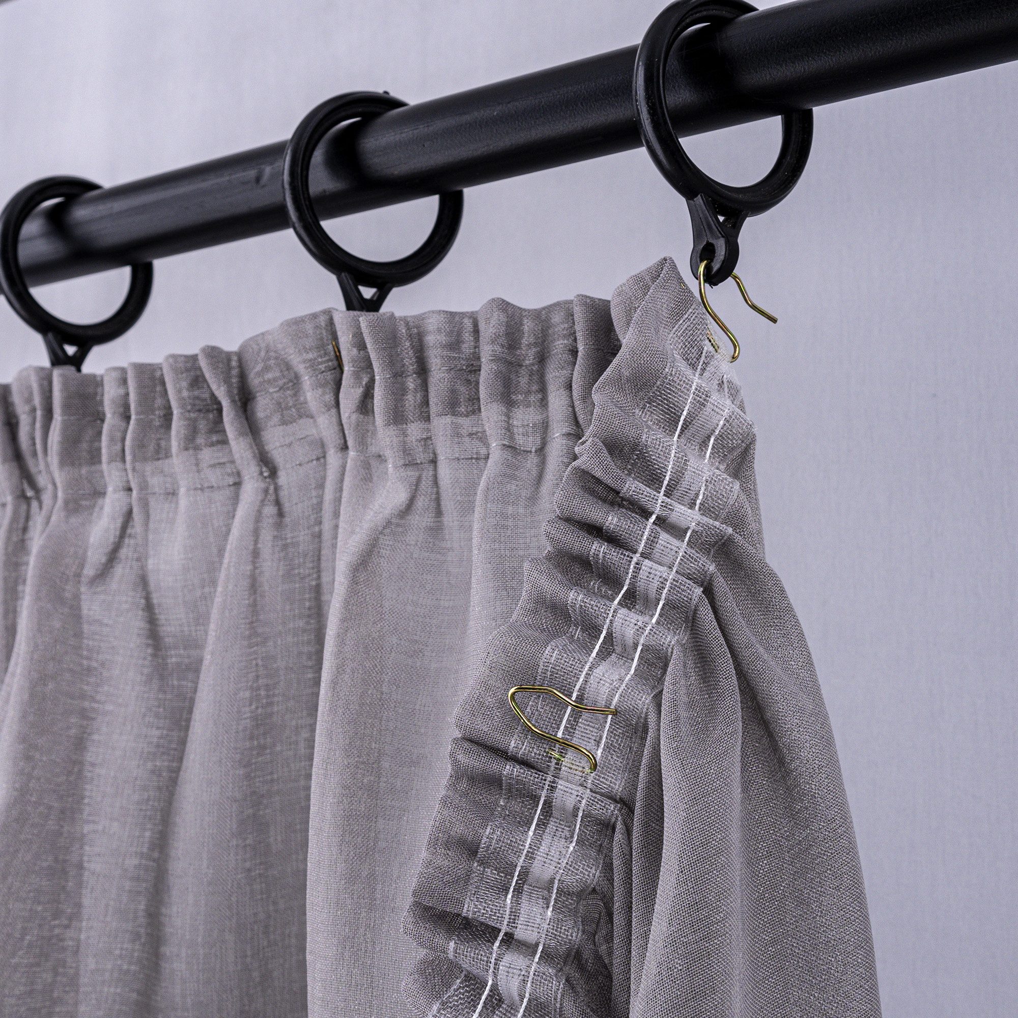 Brilliant Gardine / Transparent / Kräuselband günstig online kaufen