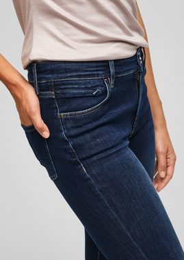 s.Oliver BLACK LABEL 5-Pocket-Jeans Slim Fit: Slim leg-Jeans Waschung, Ziernaht