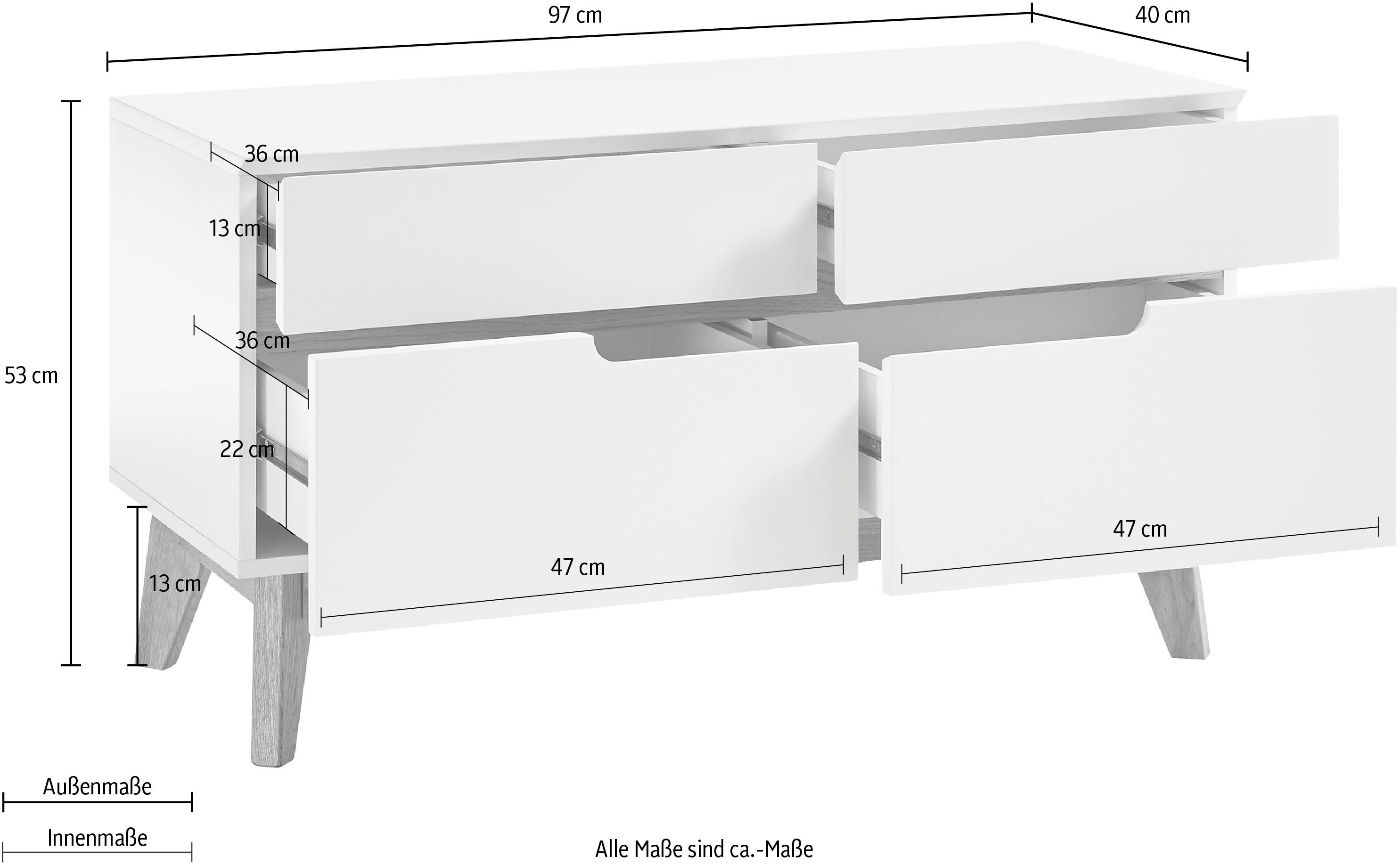 furniture MCA 97 Breite Sitzbank cm ca. Cervo,