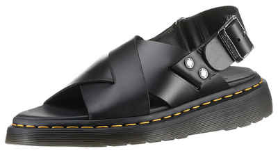 DR. MARTENS Zane Plateausandale, Sommerschuh, Sandalette, Riemchensandale, mit cooler Ziernaht