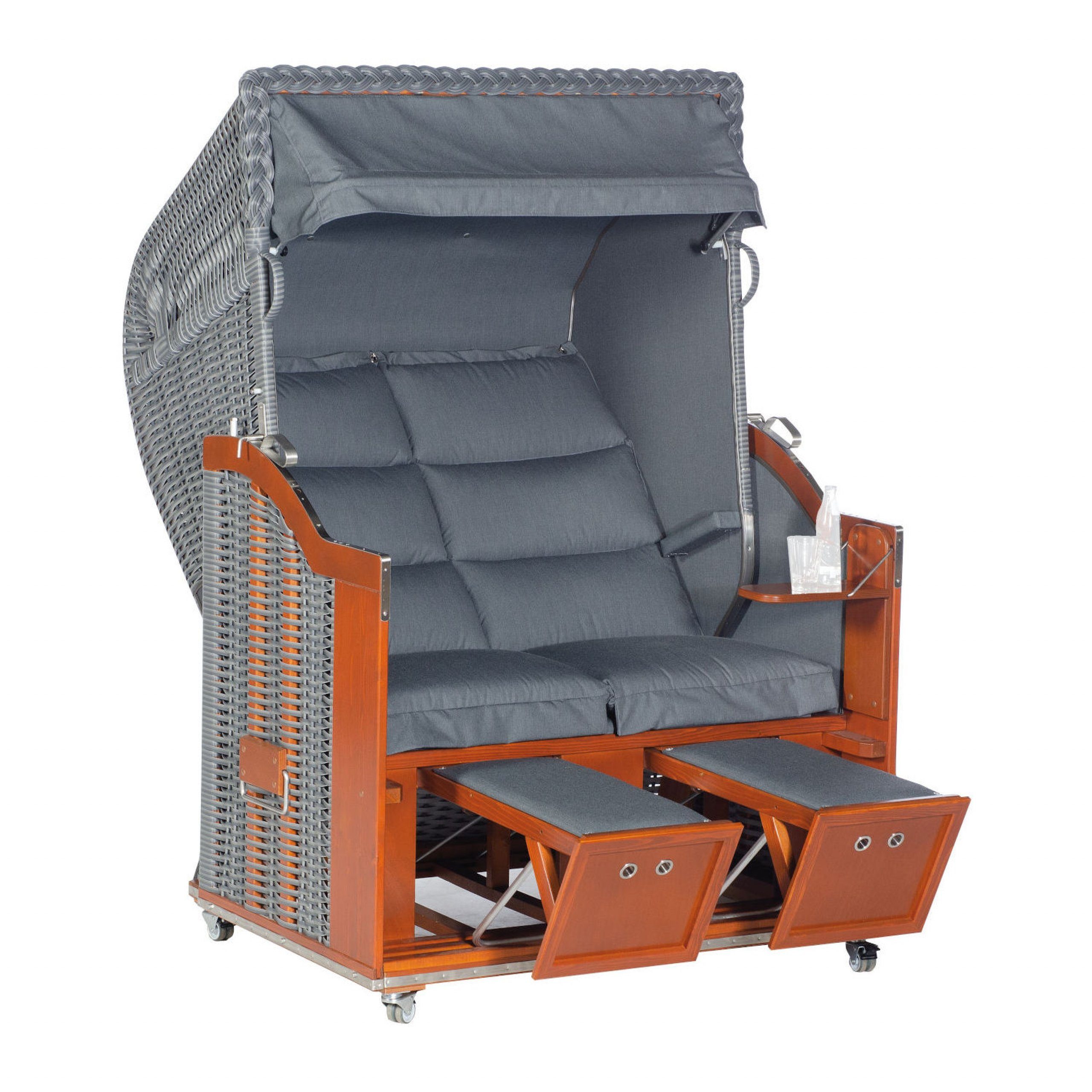 SonnenPartner Strandkorb Sonnenpartner Strandkorb Classic 2Sitzer Duo
