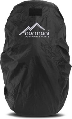 normani Rucksack-Regenschutz Rucksack-Regenüberzug für 40-50 Liter, Rucksackcover wasserdichte Rucksackhülle Regenschutz für Rucksäcke mit Klettfläche für Patch