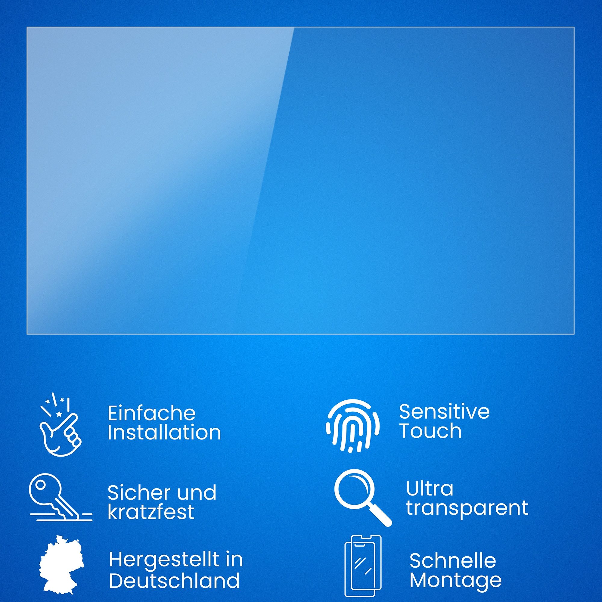 atFoliX Schutzfolie Displayschutz für Xiaomi Mi TV 4A Pro 32 Inch, Ultraklar und hartbeschichtet
