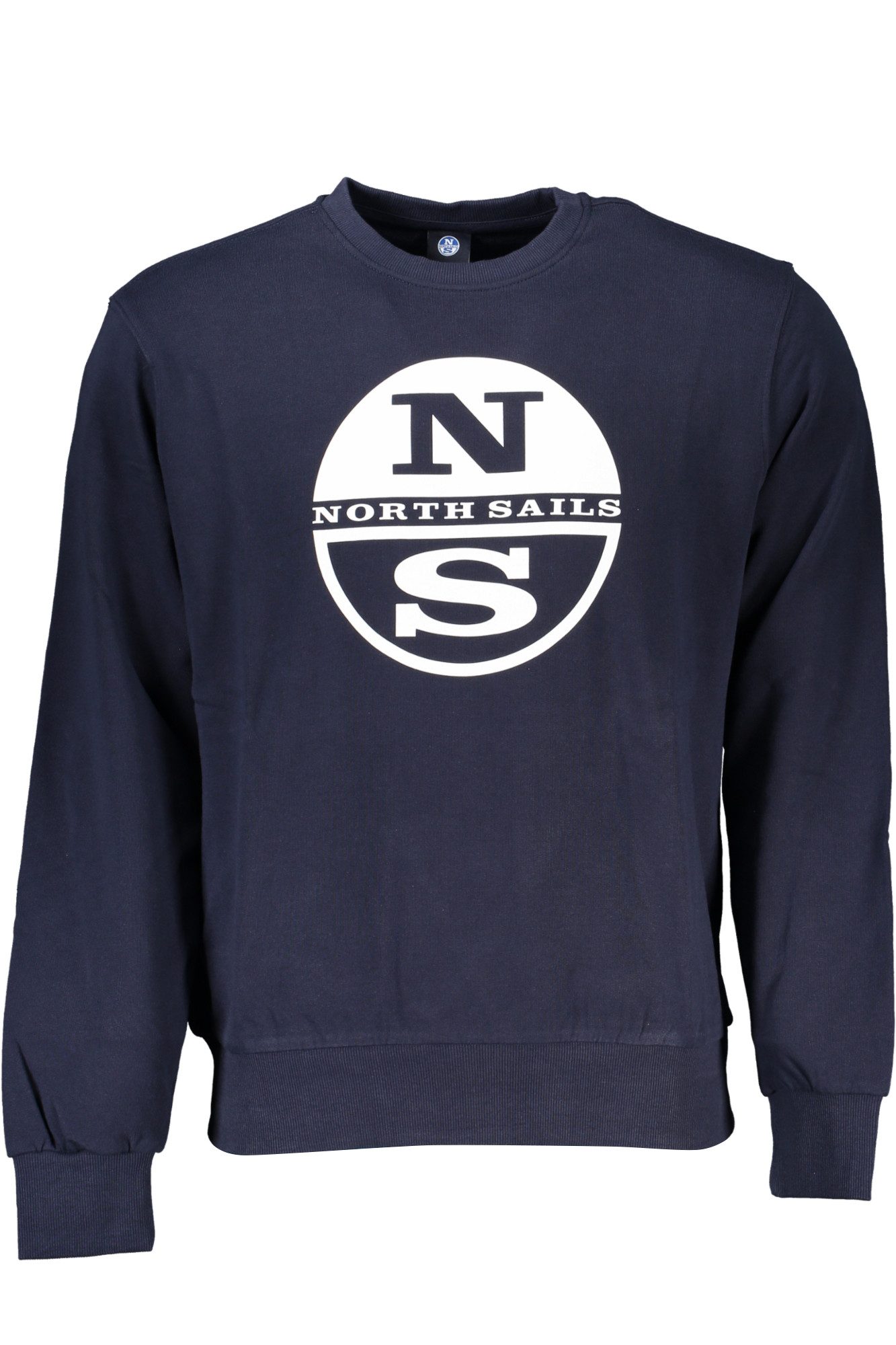North Sails Sweatshirt Herren-Sweatshirt Blau: Angeraut, Langarm, Rundhals
