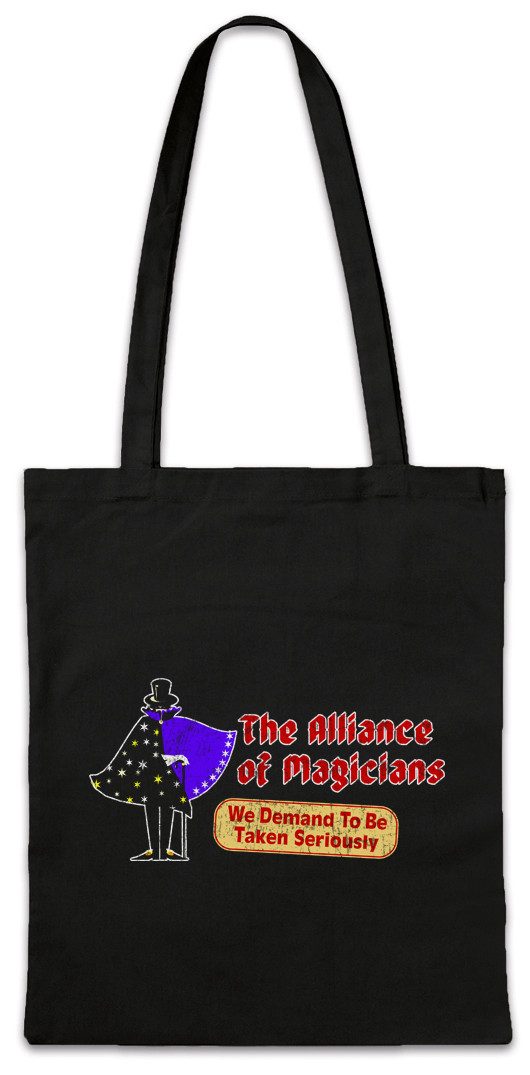 Beuteltasche Alliance Of Magicians Stofftasche Arrested Sign Zeichen Development