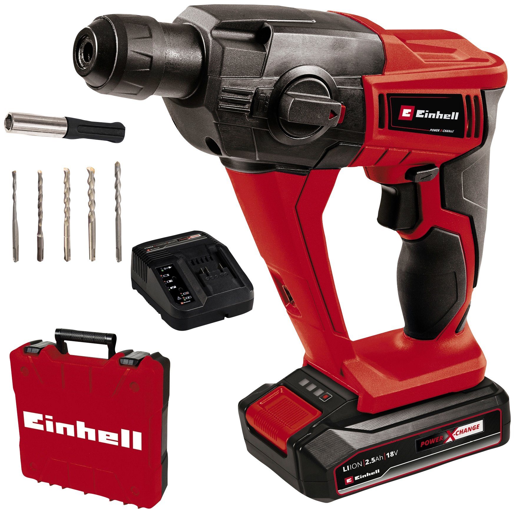 Einhell Ah) Akku-Bohrhammer 18 TE-HD (1x2.5 Li