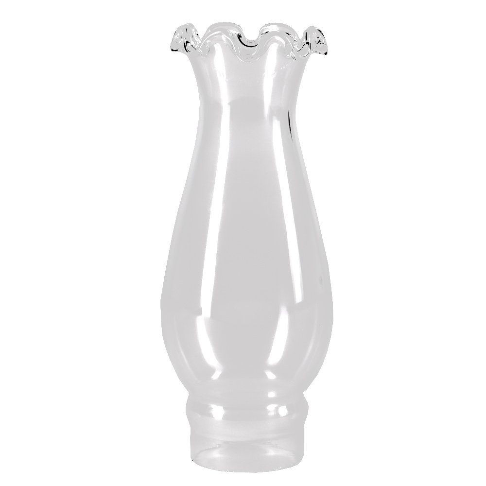 Lampenschirm Zylinderglas Ø 47mm Lampenglas Ersatzglas Rüschenrand
