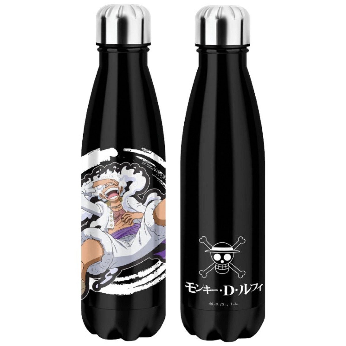 One Piece Isolierflasche Trinkflasche (1 Stk) Edelstahl 500 ml mit Schraubdeckel