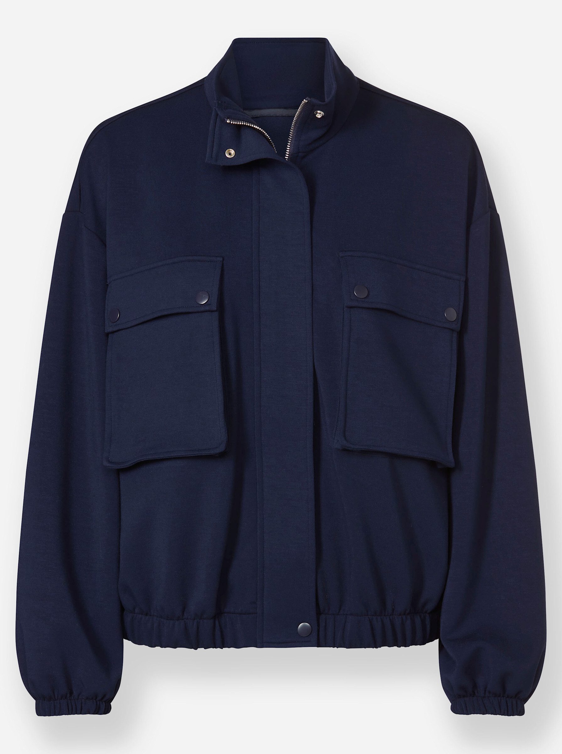 Shirtjacke Jersey-Jacke Langarm Jersey