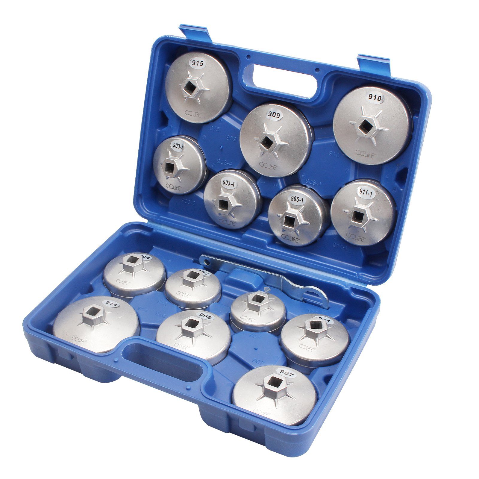 CCLIFE Multitool 15 tlg Universal ÖlFilter Ölfilterkappen Ölfilterschlüssel günstig online kaufen
