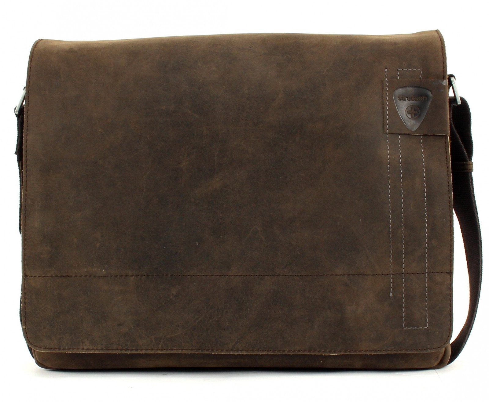 Strellson Schultertasche Jeremy Messenger Bag LHF, aus echtem Rindsleder