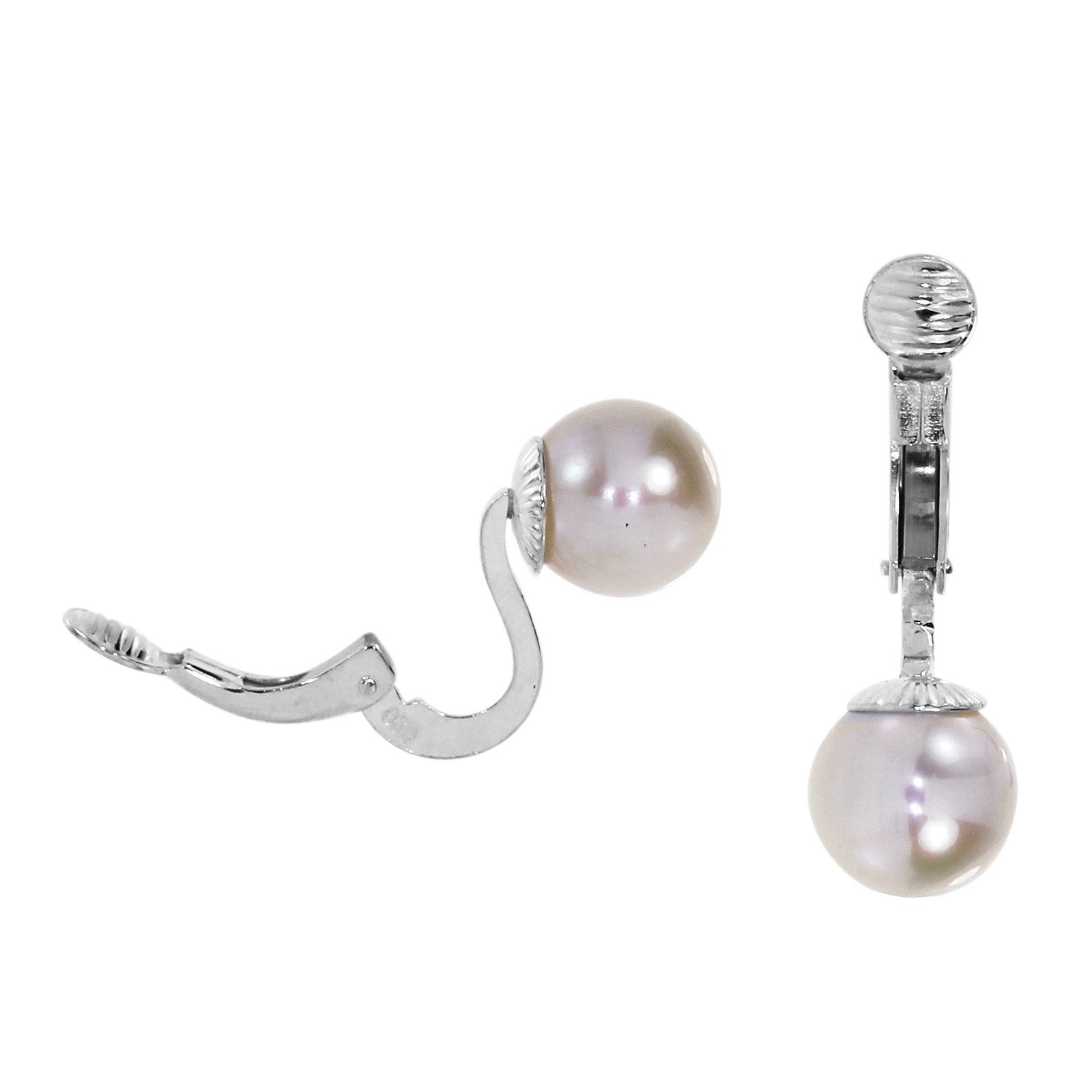 OSTSEE-SCHMUCK Paar Ohrclips Ostsee-Schmuck Ohrclip Perle 8,5-9 mm Ohrclip günstig online kaufen