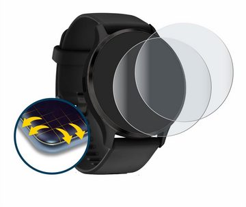 BROTECT Full-Screen Schutzfolie für Garmin Venu 3S, Displayschutzfolie, 2 Stück, 3D Curved matt entspiegelt Full-Screen Anti-Reflex