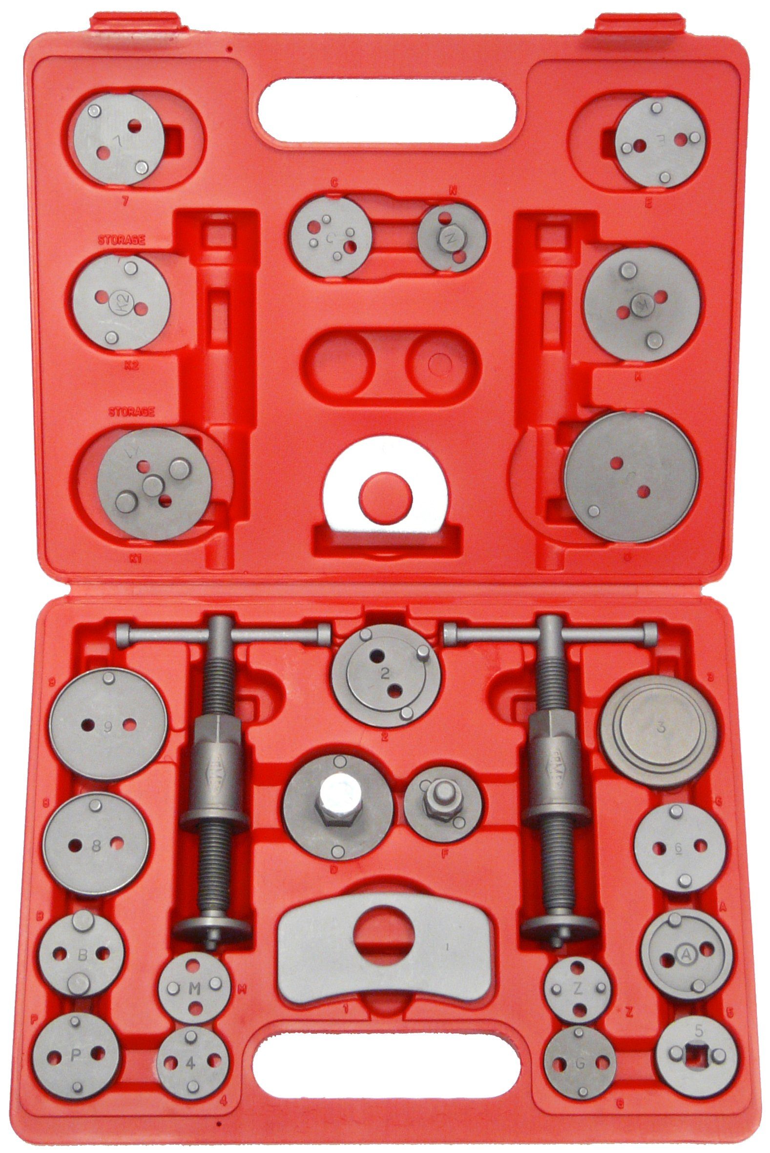 FAMEX Инструментset Bremskolbenrücksteller 27tlg, (Werkzeugkoffer), in Kunststoffkoffer