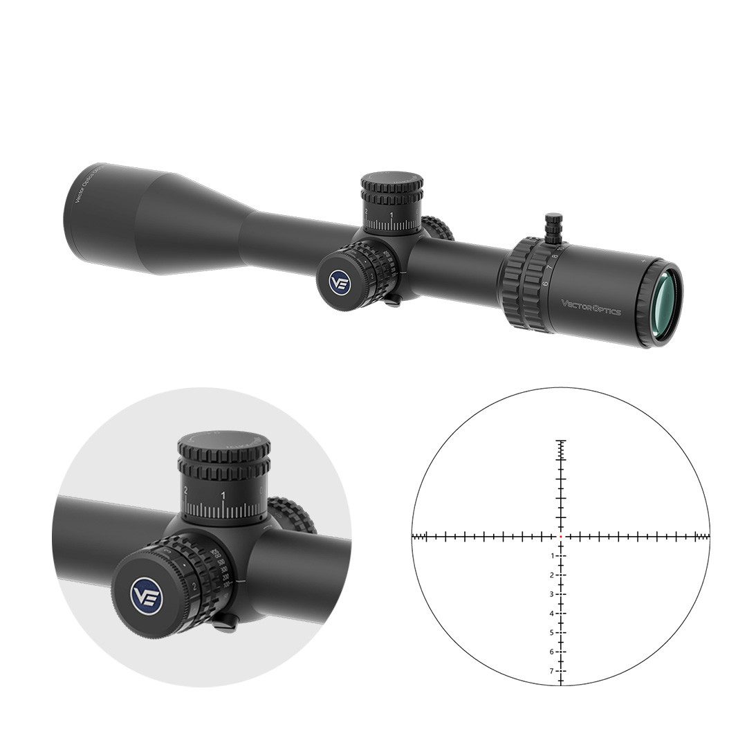 Vector Optics Vector Optics SCFF-61 Orion Pro Max 6-24x50 MIL HD FFP Zielfernrohr (Ideal für Jagd, Sport und Airsoft)