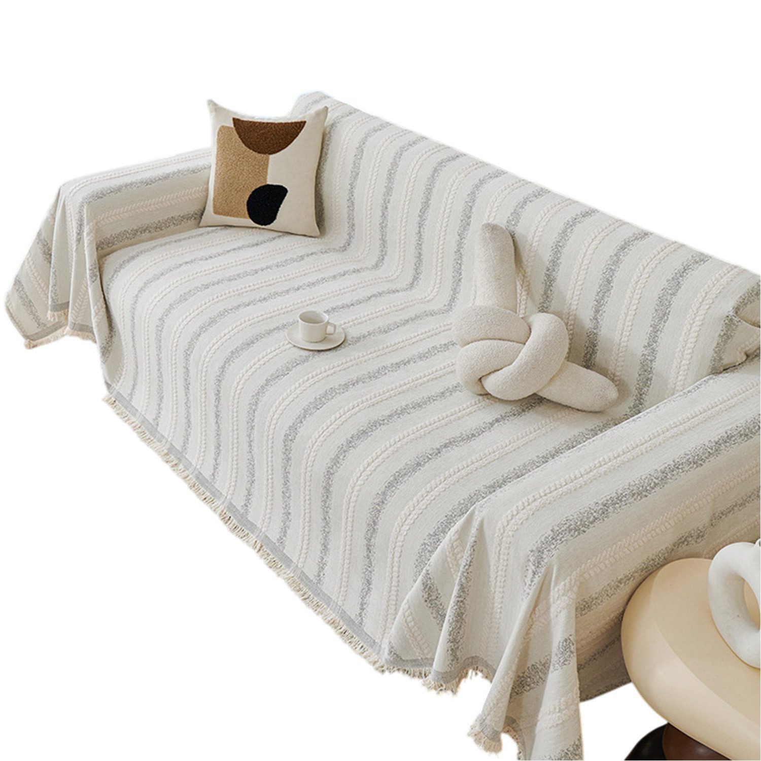 Refttenw Sofaschoner Rutschfest Sofa Überzug, Sofa Handtuch Sofadecken für All-season