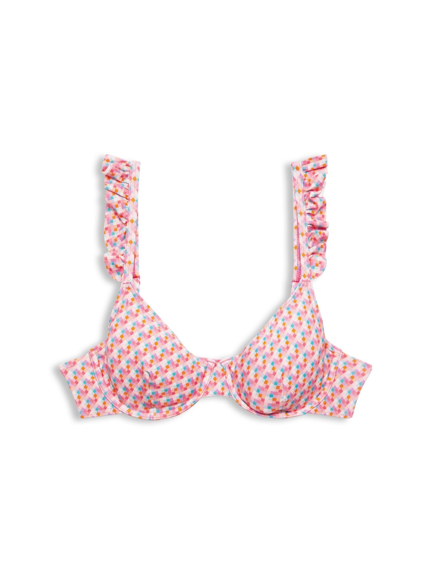 Esprit Bügel-Bikini-Top Bügel-Bikinitop mit geometrischem Muster