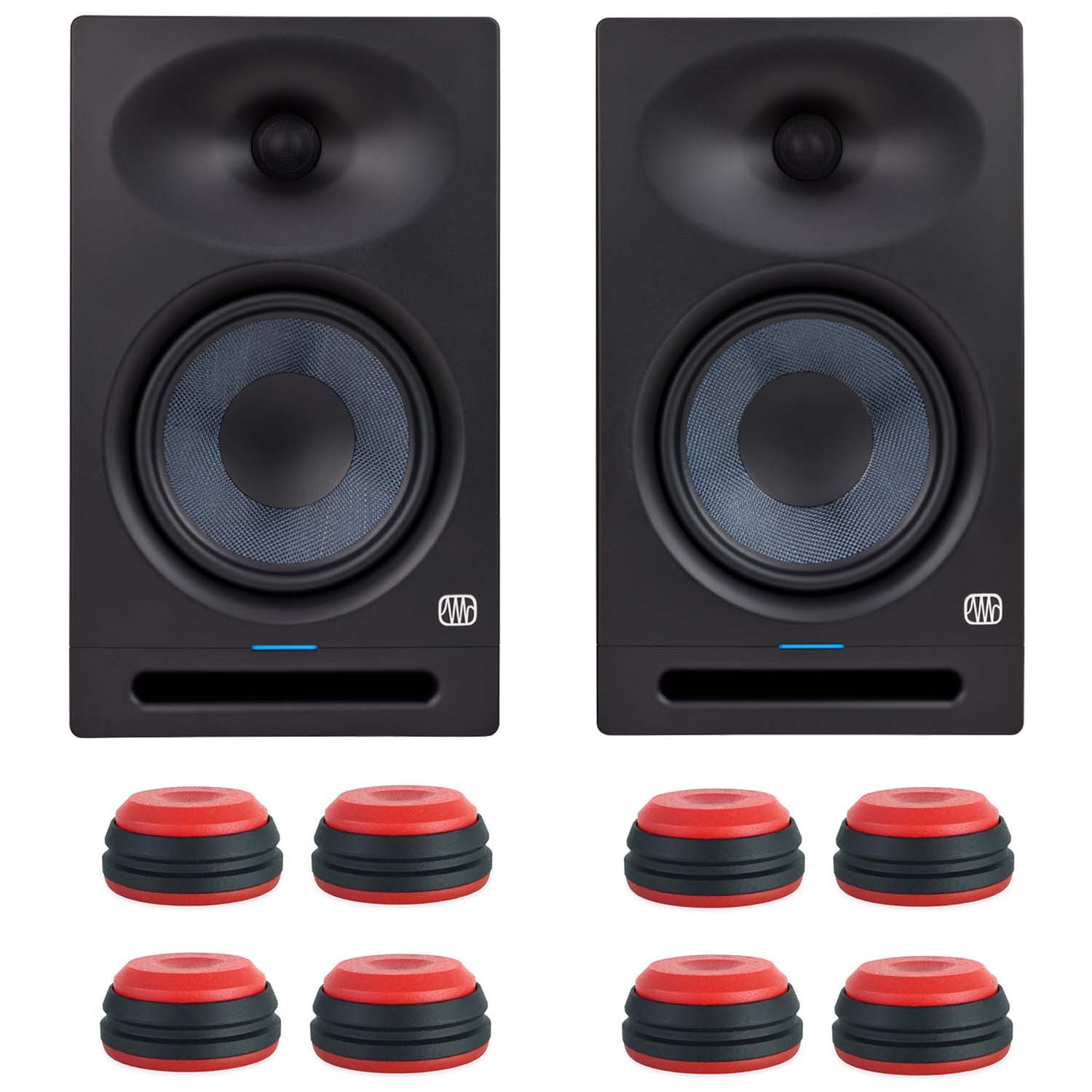 Presonus Eris Studio 8 Monitor-Boxen Компьютерные колонки (nicht zutreffend, 280 W, mit Boxenfüße rot)