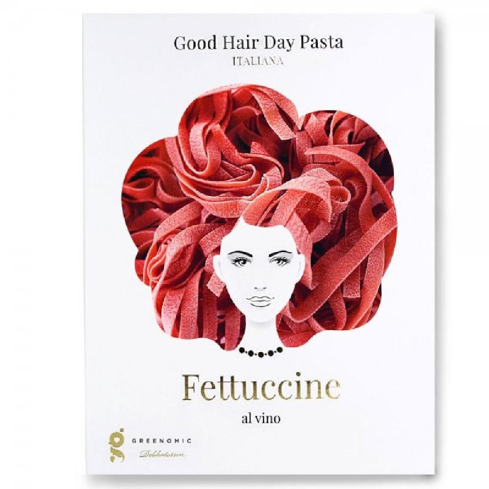 Greenomic Nudeln Good Hair Day Pasta Fettuccine al Vino (250g)
