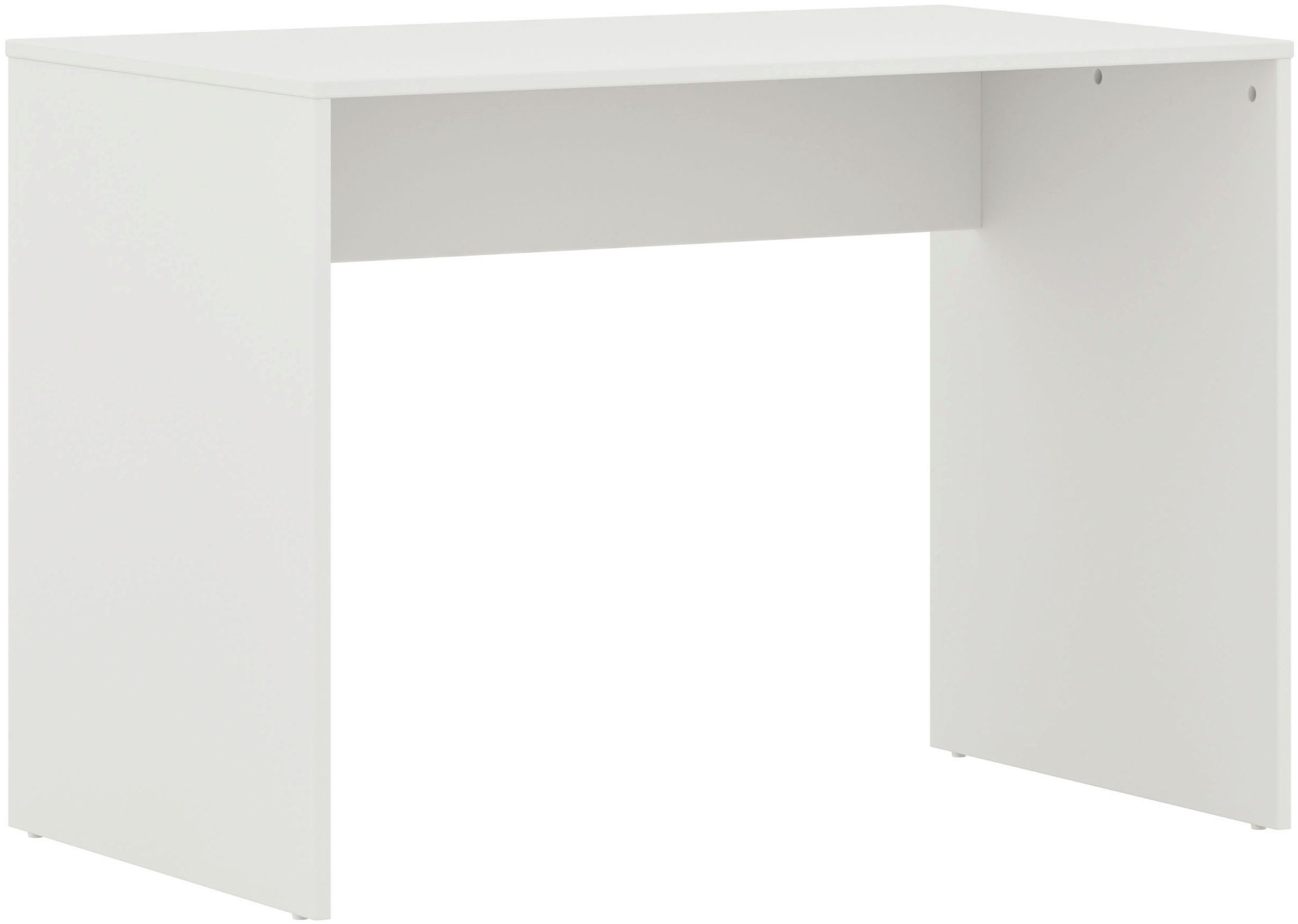PAIDI Schreibtisch CUTIE LEA in Weiß, 100x60cm Kinderschreibtisch (B/H/T ca. 100/72/60cm, Off-White), stabiler und langlebiger Schreibtisch, kratzfest, leicht zu reinigen