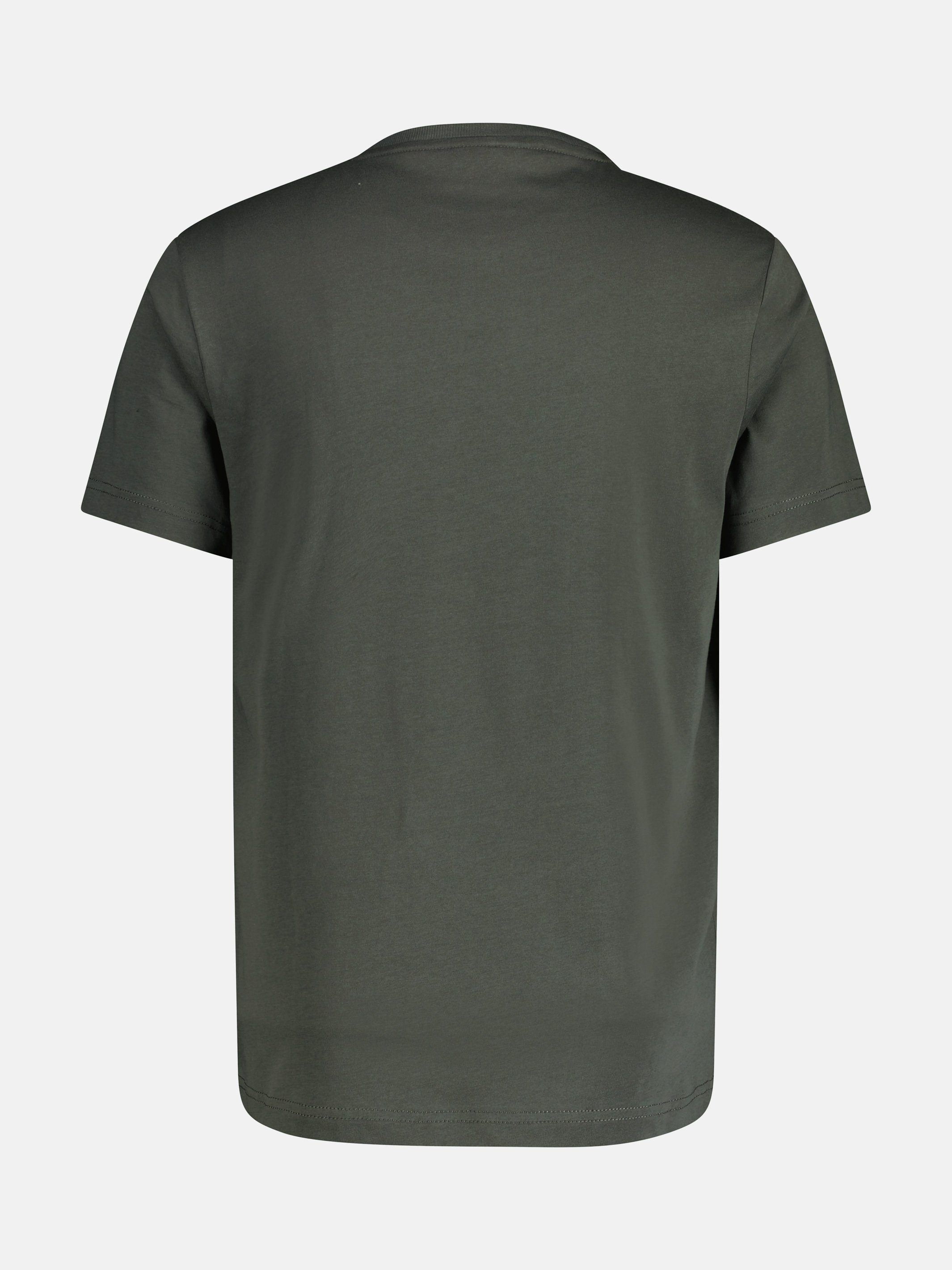 LERROS mit LERROS OLIVE T-Shirt CHILLED Fotoprint T-Shirt