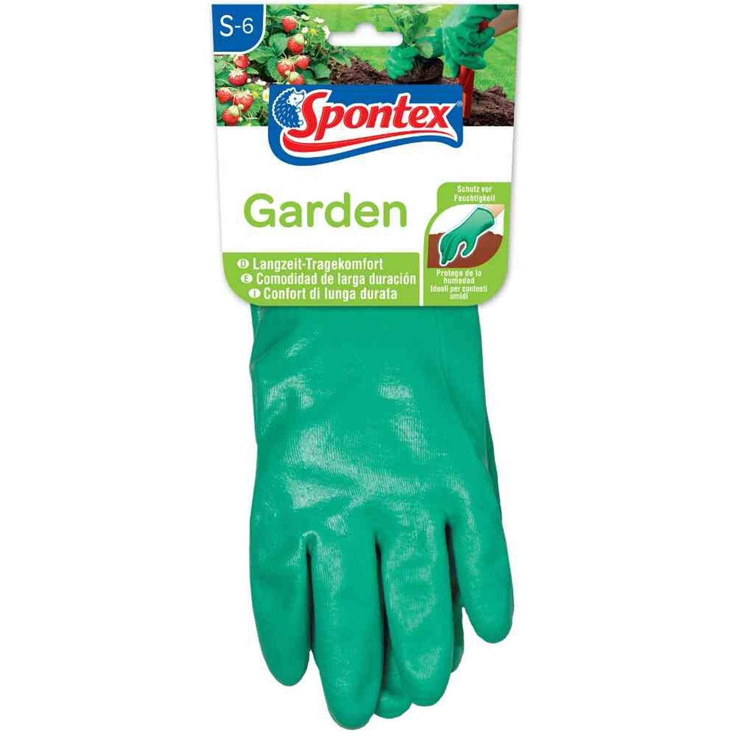 SPONTEX Gartenhandschuhe Gartenhandschuh Garden Gr. 6 günstig online kaufen