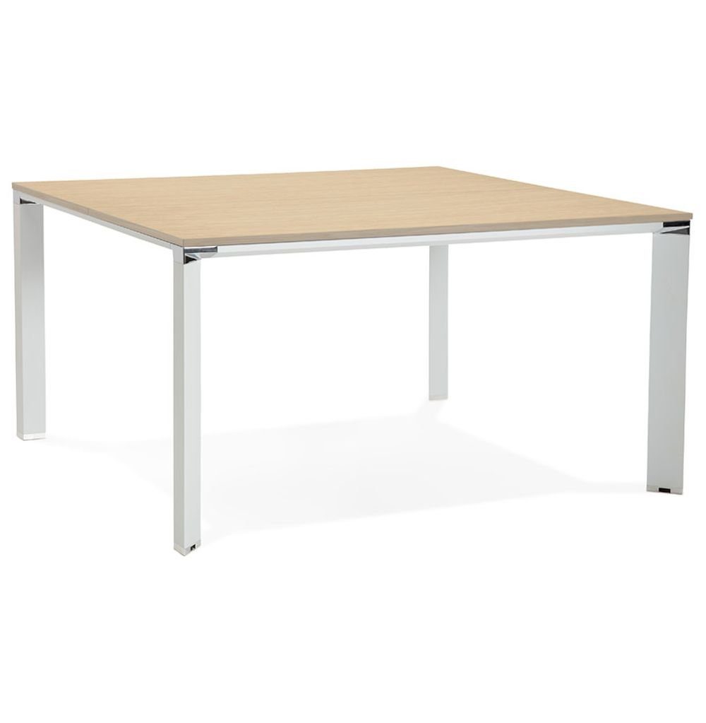 KADIMA DESIGN Schreibtisch SELENA PC-Tisch Büro Schreibtisch Laptoptisch Helles Holz