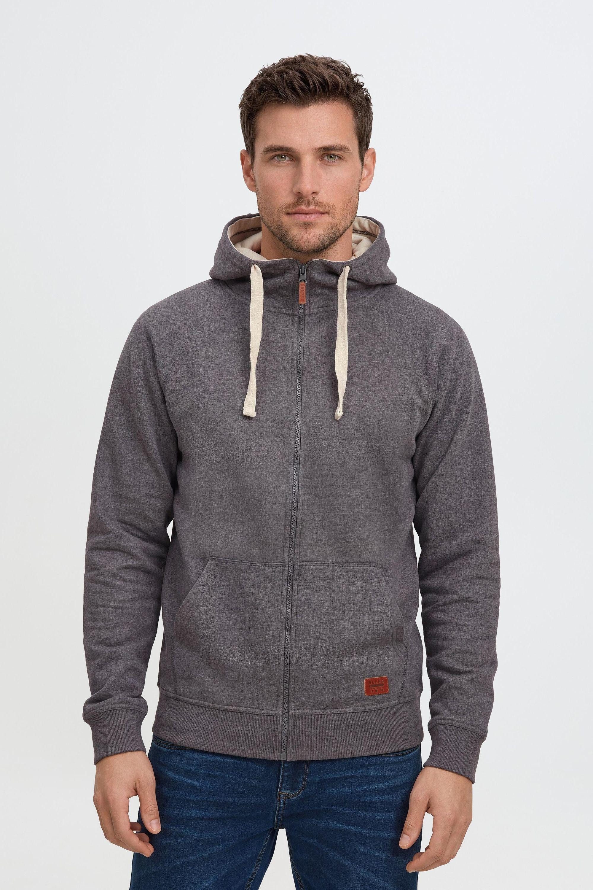 Blend Kapuzensweatjacke BHSpeedy Stilvolle Kapuzensweatjacke mit hochabschließendem Kragen