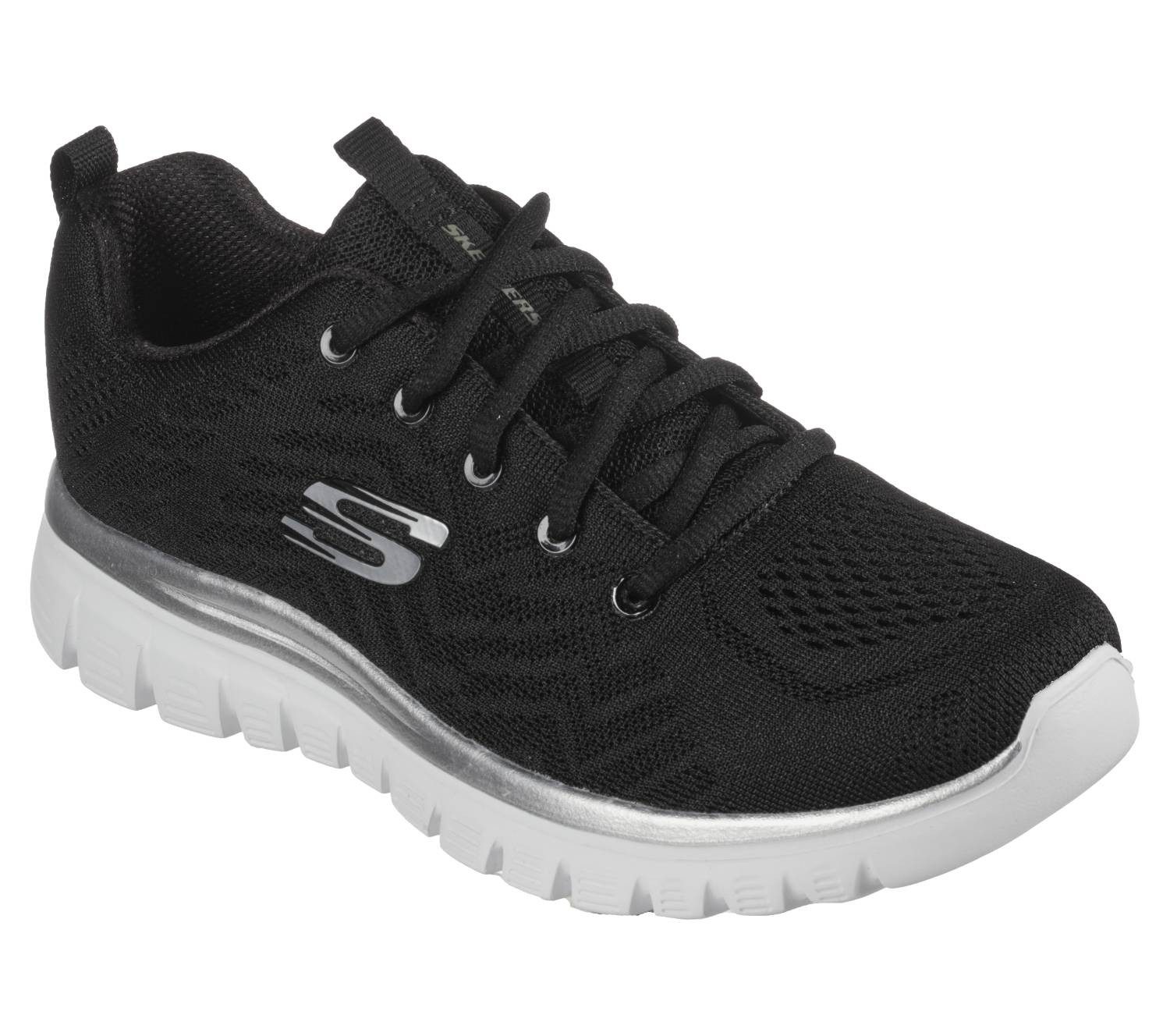 Skechers Graceful - Get Connected Sneaker Freizeitschuh, Halbschuh, Schnürschuh für die Maschinenwäsche geeignet