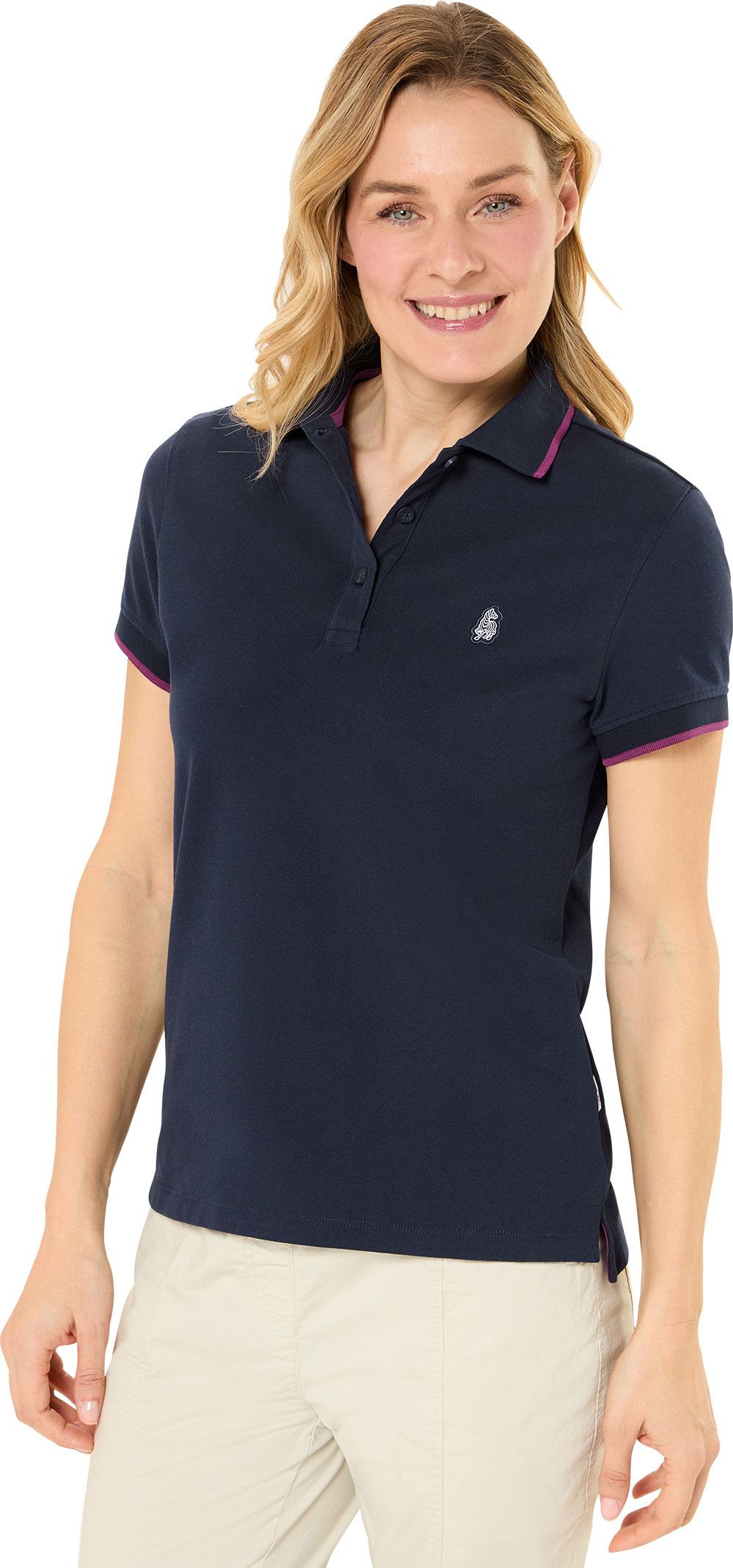 Jacques Britt Poloshirt Atmungsaktiv und hautsympathisch – natürlicher Komfort durch Baumwolle