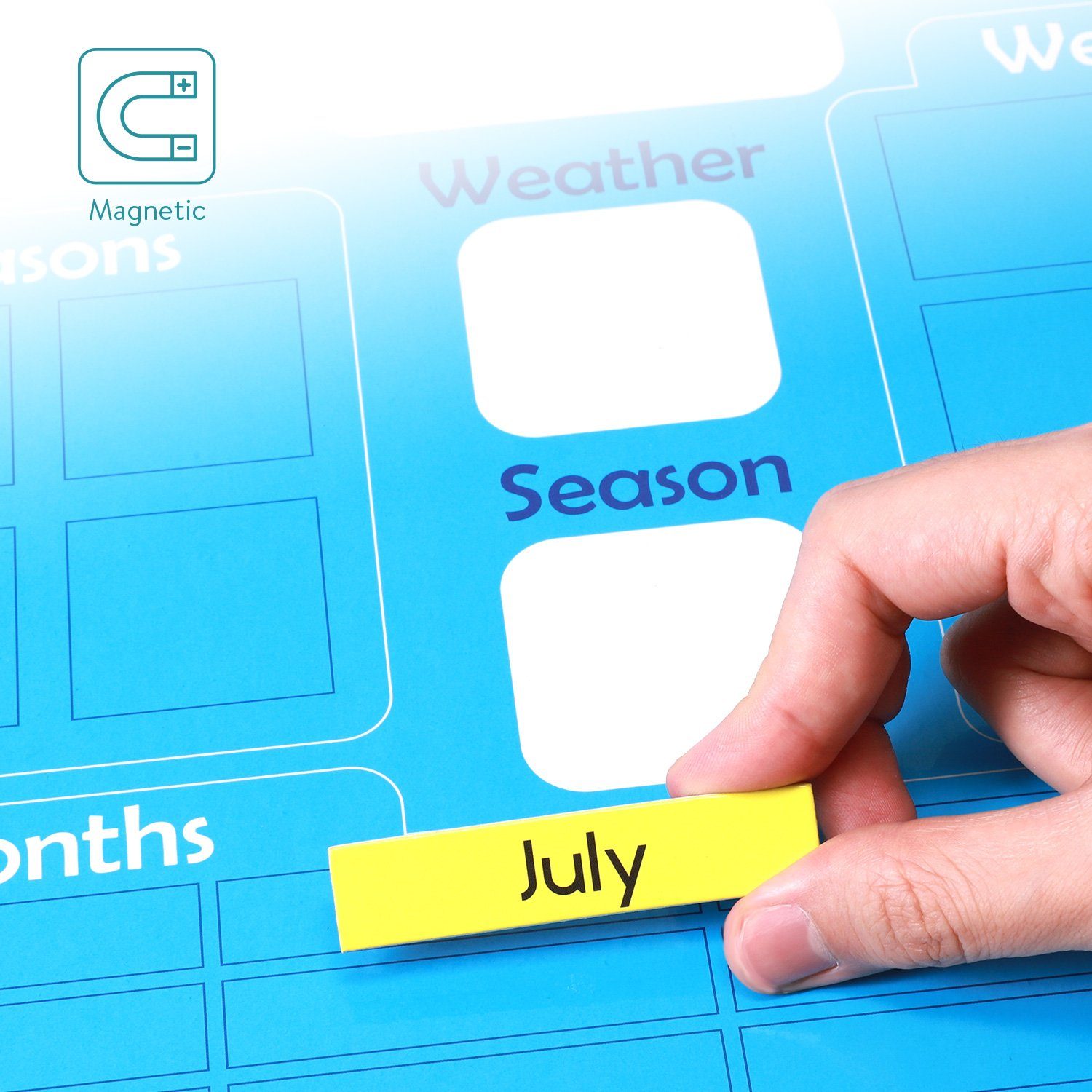Navaris Magnettafel Kalender Tafel für Kinder günstig online kaufen