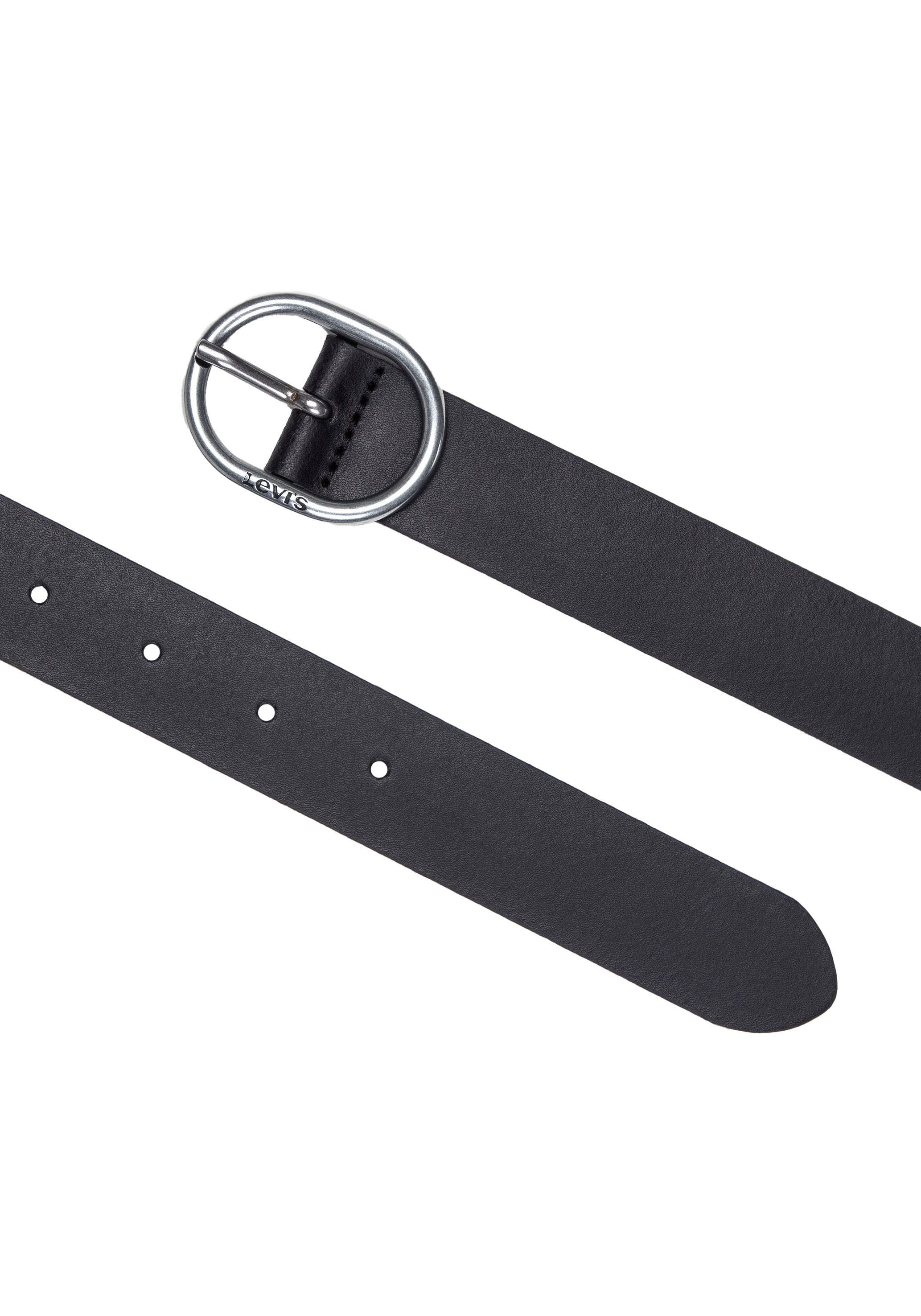 Levi's® Ledergürtel Hermosilla mit ovaler Schließe und Logoprägung günstig online kaufen