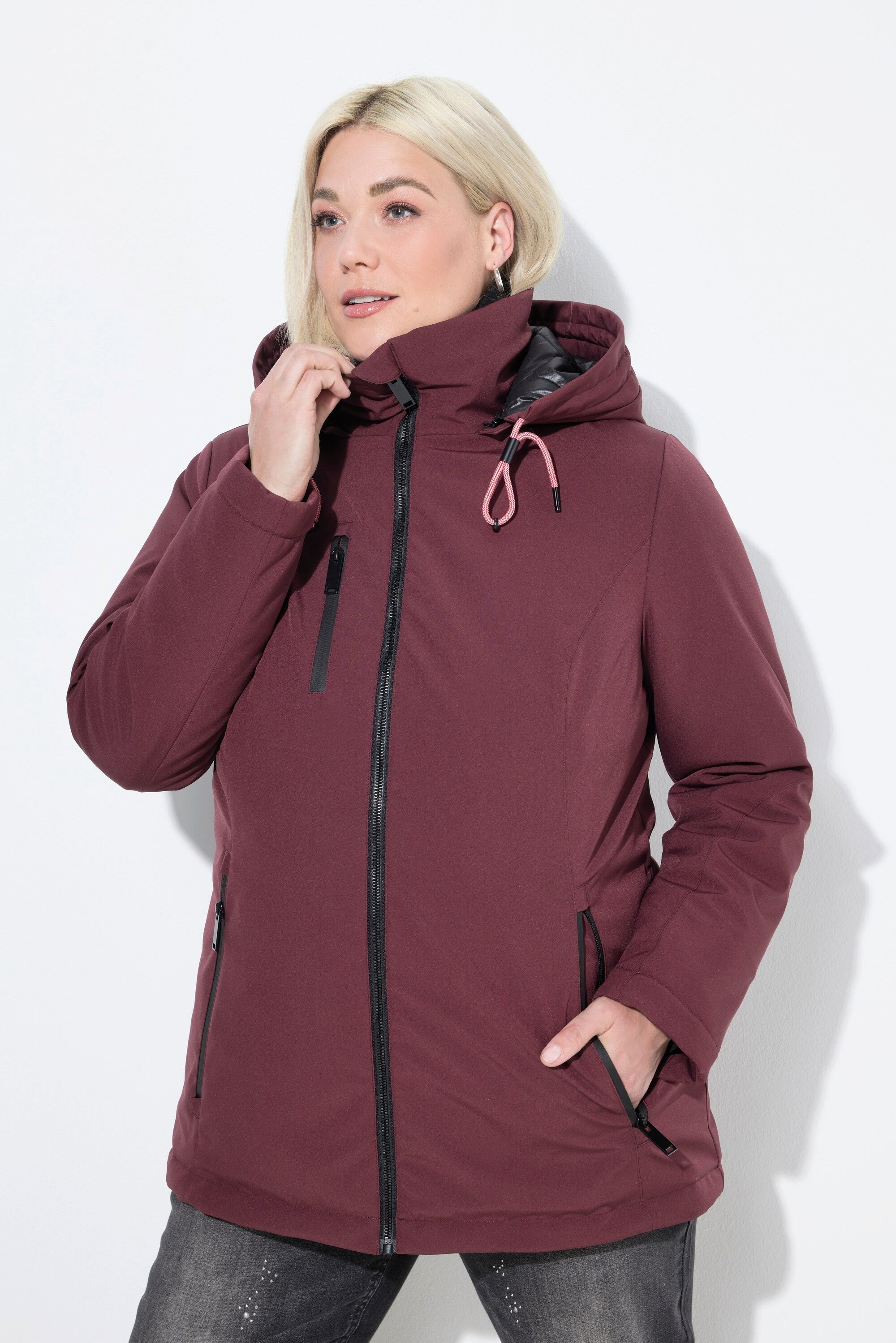 Parka HYPRAR Funktionsjacke wasserabweisend Kapuze