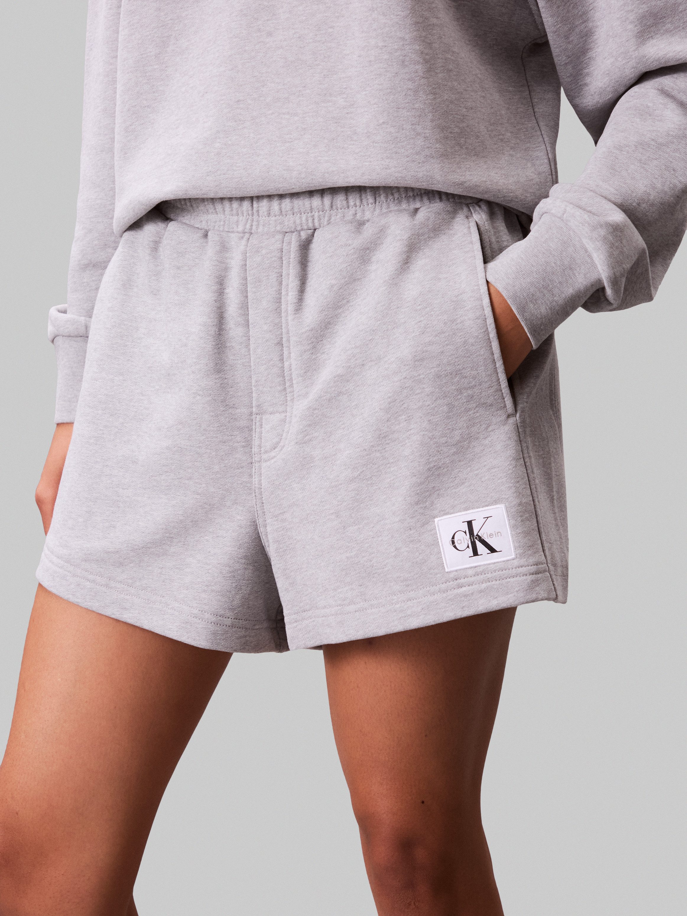 Calvin Klein Jeans Sweatshorts A - FRNCH TRRY BDG L Mit elastischem Bund günstig online kaufen