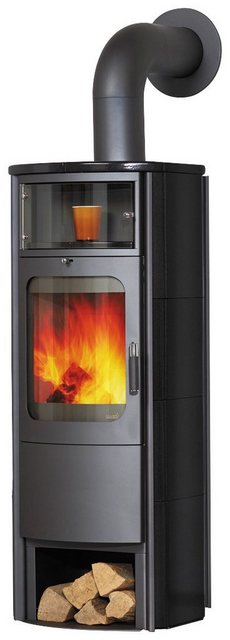 Hark Dauerbrand Kaminofen OperaB Grande Meteorschwarz 5 kW mit Automatik EEK: A+