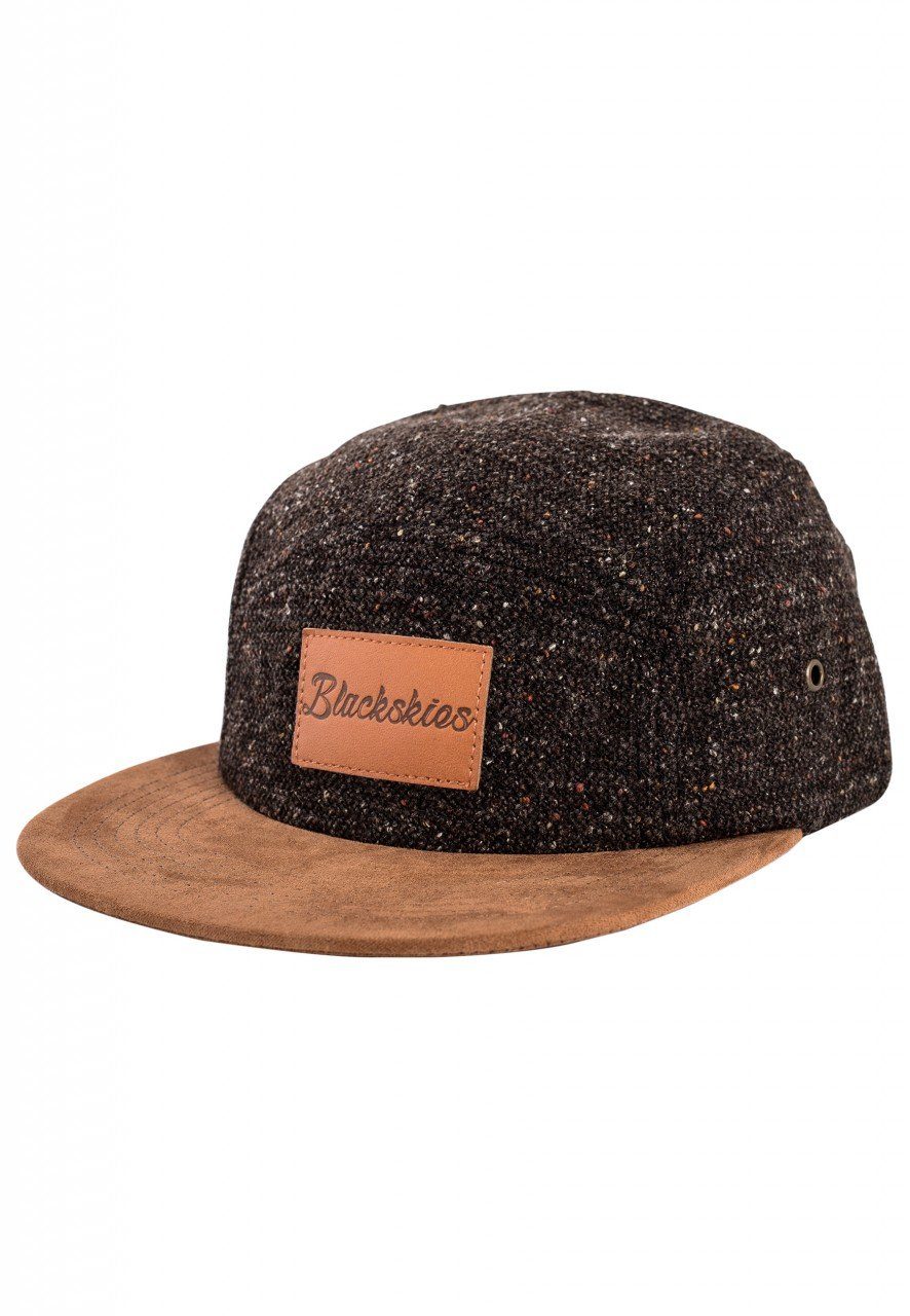 Obsidius Blackskies Schwarz-Braun Snapback Cap - 5-Panel Cap