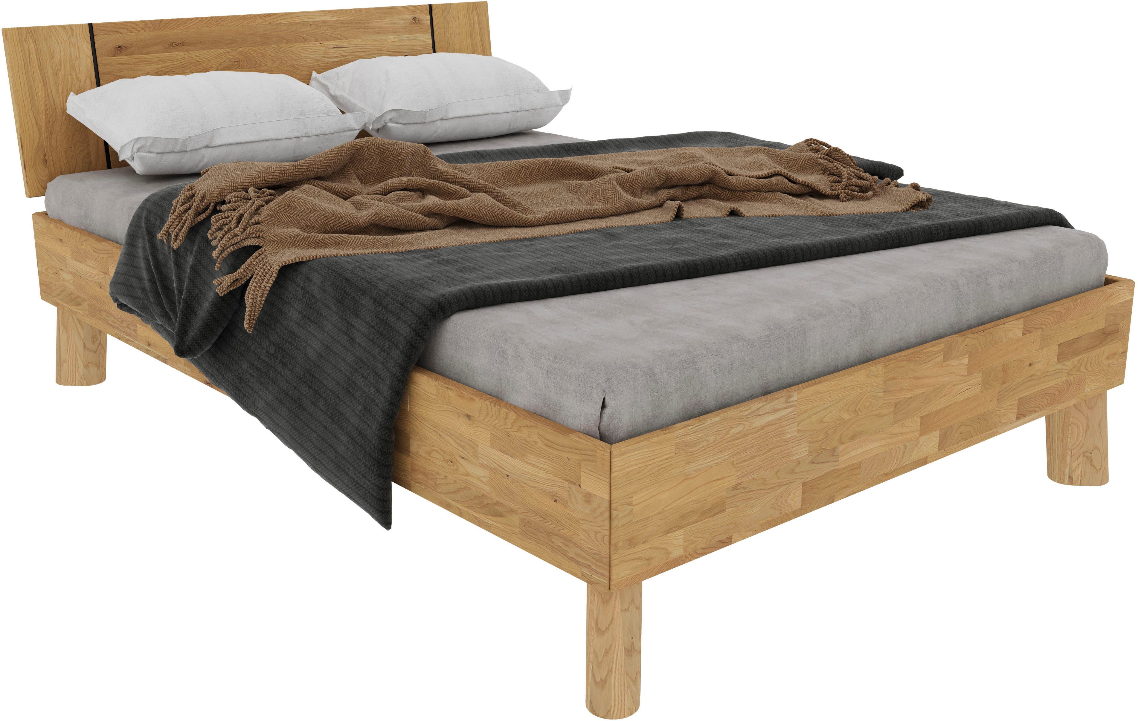 Home affaire Massivholzbett Chavot II, wahlweise in Kernbuche oder Wildeich günstig online kaufen
