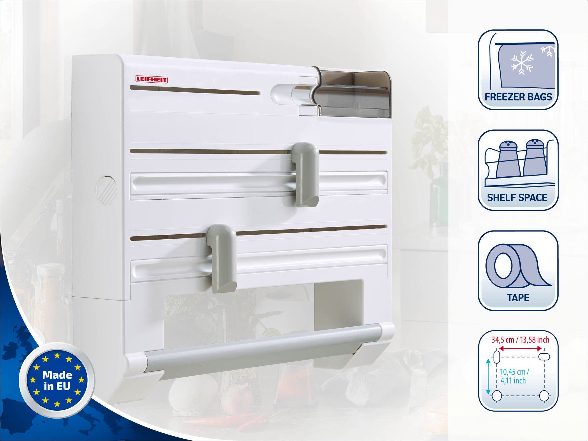 Leifheit Küchenrollenhalter Wandrollenhalter Parat Plus, (1-St), günstig online kaufen