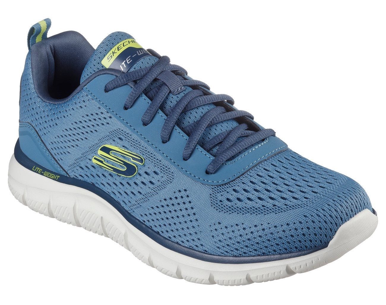 Skechers TRACK-LESHUR Schnürschuh Freizeitschuh, Trainingsschuh im Materialmix