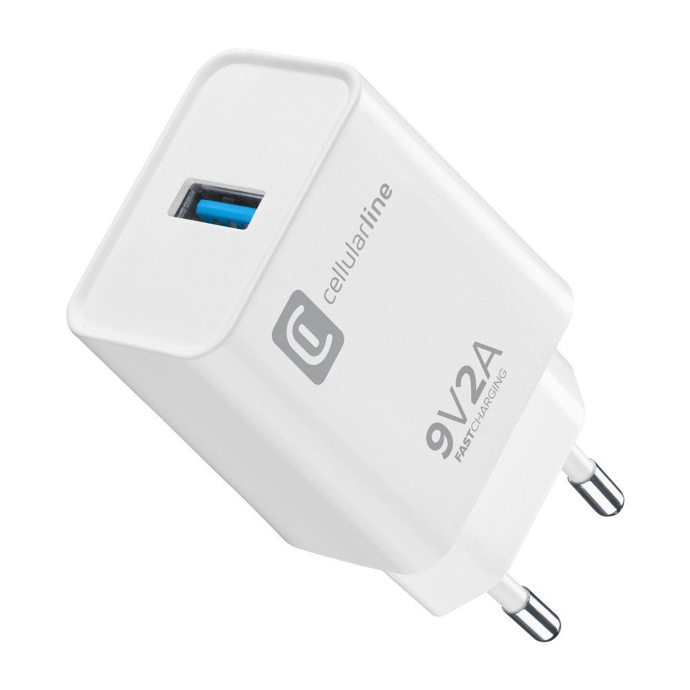 USB Typ-A Travel Charger 18W White (60455) USB-Ladegerät