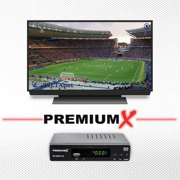 PremiumX »HD 520SE FTA Digital Satelliten-Receiver DVB-S2 HDMI SCART USB FullHD« SAT-Receiver