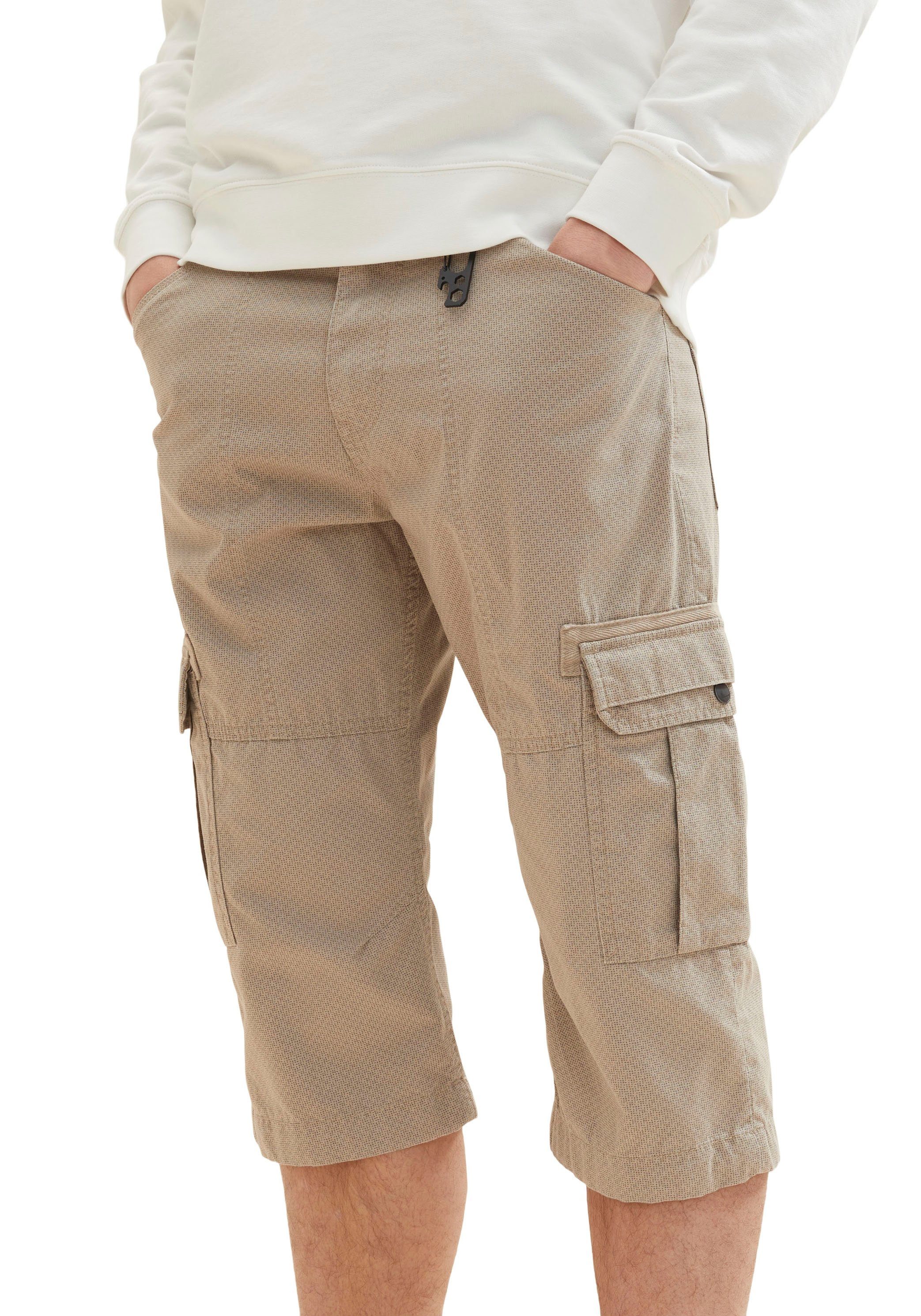 TOM TAILOR mini Cargohose beige